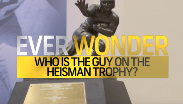 Ever Wonder: Who is the Guy on the Heisman Trophy?